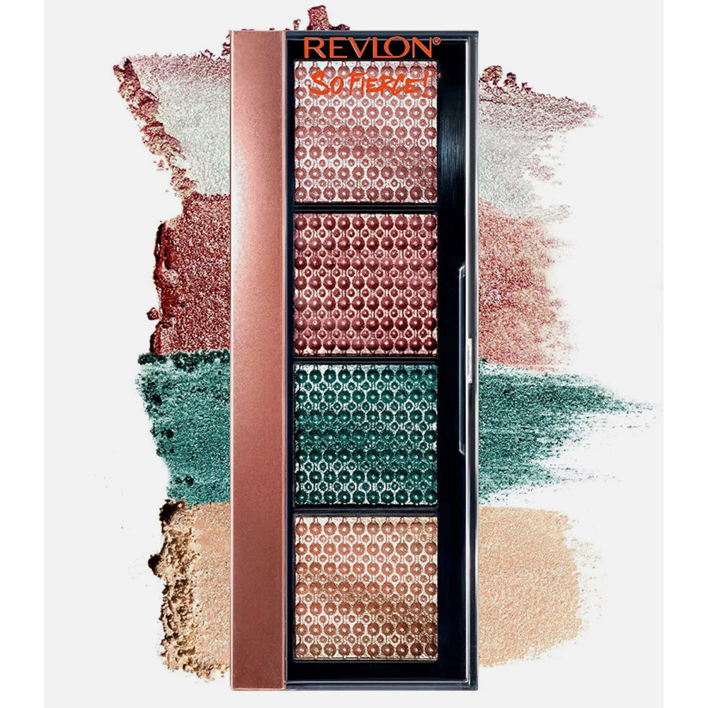 REVLON Eye Shadow Quad So Fierce! Prismatic Halo, 963 Slight Flex Neutrals